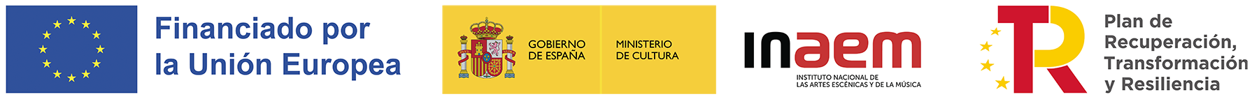 Financiado por la Unión Europeta | Gobierno de España / Ministerio de Cultura / INAEM | Plan de Recuperación, Transformación y Resiliencia